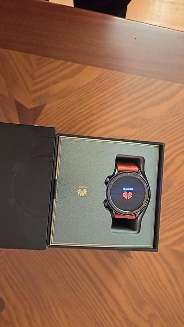 Smart saatlar: Huawei ağıllı saat - Model: Huawei Watch (Tachymeter haşiyəli dairəvi — 1