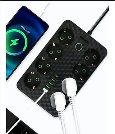 superbox terre 9000: Сетевой удлинитель 2500 Вт с USB и Type‑C Многофункциональная — 2