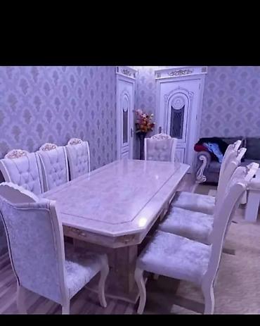Masa və oturacaq dəstləri: Qonaq otağı üçün, Yeni, Açılmayan, Dördbucaq masa, 6 stul -da lalafo.az — 5 Masa və oturacaq dəstləri: Qonaq otağı üçün, Yeni, Açılmayan, Dördbucaq masa, 6 stul — 5