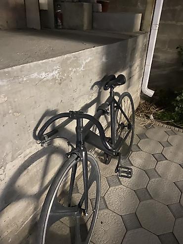gray fixed gear: Фиксед-гир/трековый велосипед тормозом - Рама: алюминиевая/стальная — 3