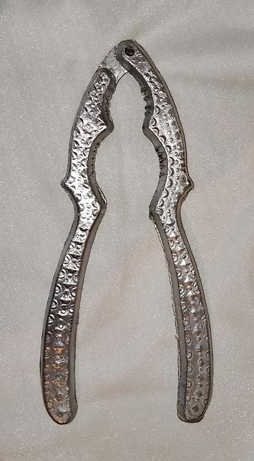 qiran: Məhsul: Metal qoz-fındıq qəfəsi (qıran) Təsvir: - Gümüşü rəngli, tam — 2