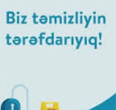 Xadimələr, təmizlikçilər: Salam.📞 le xidmetinizdeyik ev,ofis,obyekt fərq etməz 2 nefer Ana bala