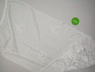 a coś innego: Biała firana siatkowa z haftem - Materiał: lekka siatka/żakard w — 3