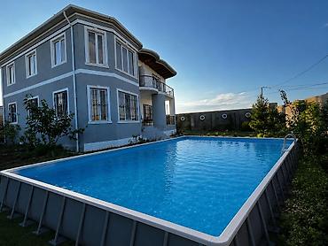 bağ evi: Hövsan qəs., 300 kv. m, 6 otaqlı, Hovuzlu, Qaz, Kanalizasiya, Kombi — 1