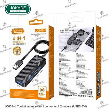 e book: Хаб USB Jokade Hub JC009-J 4-in-1 – имеет 4 порта USB 3.0, цвет — 2