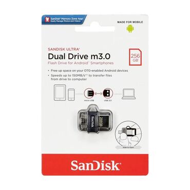 external hard drive: SanDisk Ultra® Dual Drive m3.0 упрощает перенос контента с телефона в