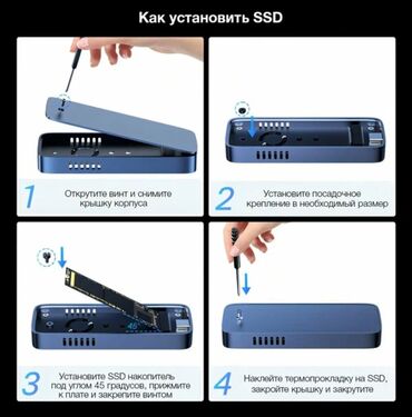 Другие комплектующие: Внешний бокс ACASIS Air Box для твердотельных накопителей М.2 NVMe — 6