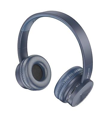 black: Беспроводные накладные наушники, Borofone, Новый — 4