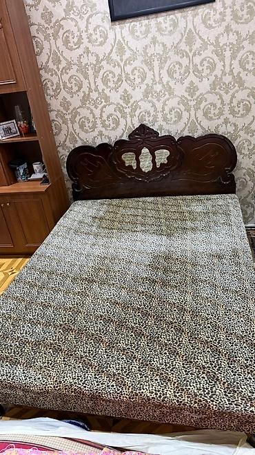 taxt başlığı: İşlənmiş, İkinəfərlik çarpayı, Bazalı, Matras ilə, Siyirməsiz — 1