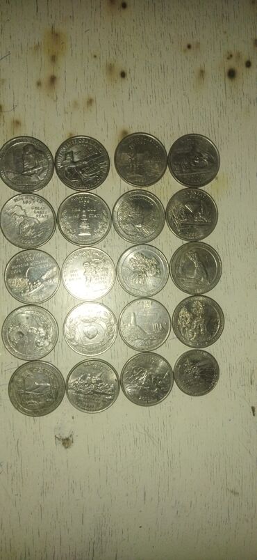 Sikkələr: Kolleksiya üçün müxtəlif ölkələrdən xatirə və dövriyyə sikkələri — 1