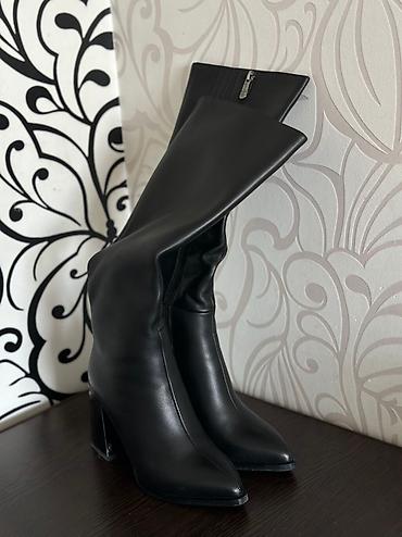 Сапоги: Сапоги, 36, Malien, Новый, цвет - Черный, Самовывоз — 4