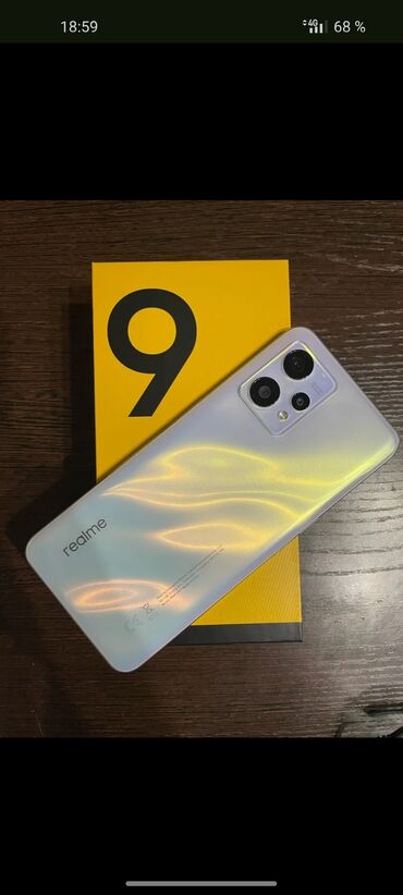 детский планшет андроид: Realme 9, Колдонулган, 128 ГБ, 2 SIM