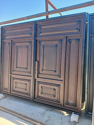 Ворота и комплектующие: Metaldan hazırlanmış giriş darvazası - Material: qalın metal — 1