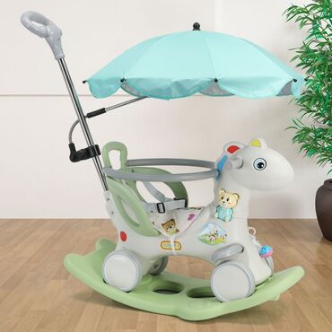 зонт детский: Лошадка-качалка Для детей от 1 до 5 лет Имеется: обруч для