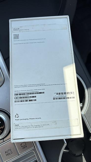 Apple iPhone: IPhone Air, 256 ГБ, Black Titanium, Коробка — 10