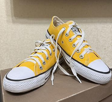 Личные вещи: Мужские кроссовки, 38, Converse, Б/у, цвет - Желтый — 3