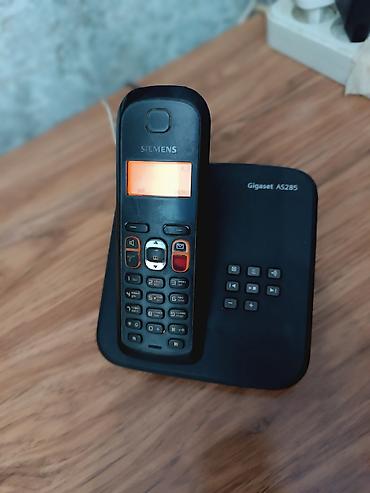 isdemis telefonlar: Siemens gigaset As285 modeli.İşləkdir. Zabratda yerləşir. 28 maydada — 1