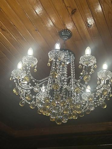 col isiqlari: Çılçıraq, 10 və daha çox lampa, Metal — 1