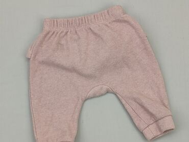 strój kąpielowy dwuczęściowy różowy: Niemowlęce spodnie materiałowe, 0-3 m, 56-62 cm, George, stan - Bardzo dobry