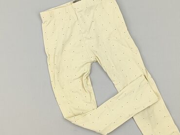 legginsy w stokrotki: Legginsy dziecięce, Little kids, 4-5 lat, 104/110, stan - Dobry