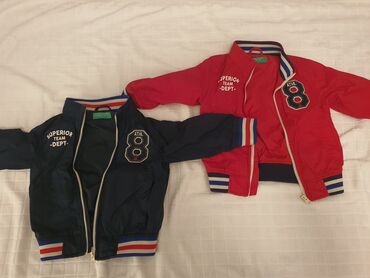 Dečija odeća i obuća: Dve Benetton dečije jakne za jesen i prolece velicina 2-3 godine, mogu