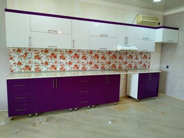 Sifarişlə mətbəx mebeli: Sifarişlə mətbəx dəsti, Özü çəkən petlələr, DSP, Kredit yoxdur, Ödənişli çatdırılma — 11