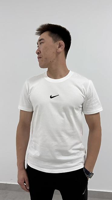 найк: Мужская футболка, M, L, XL, Nike, Новый, цвет - Коричневый, Самовывоз, Бесплатная доставка, Платная доставка — 2