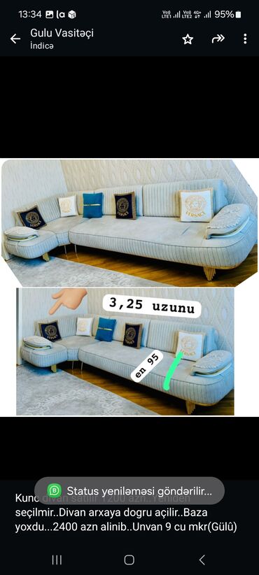 kunc divan modelleri 2019: Угловой диван