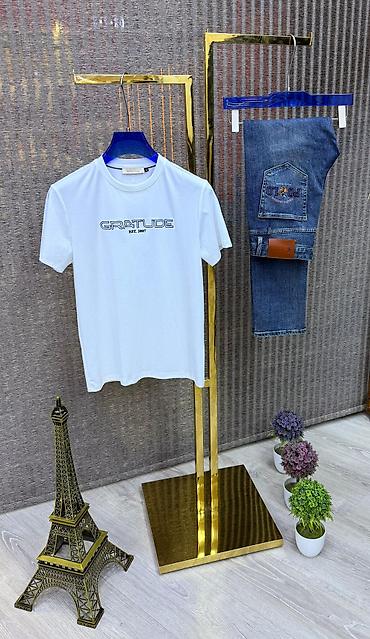 Kişi geyimləri: Kişi T‑shirt kolleksiyası Brend variantları: - Massimo Dutti qısaqol — 9