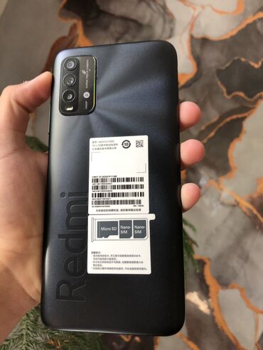oppo телефон: Redmi, Redmi 9T, Б/у, 128 ГБ, цвет - Черный, 2 SIM