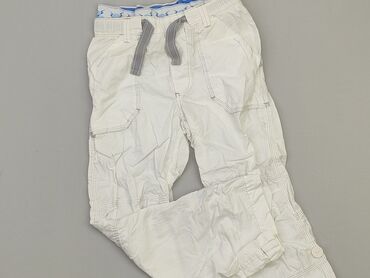 białe spodnie dziecięce: Pozostałe spodnie dziecięce, H&M, 8 lat, 128, stan - Bardzo dobry