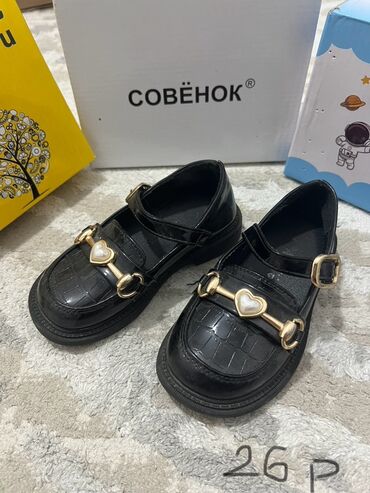 сумка женская кожаная: Лоферы/туфли для девочки «Совёнок» - Цвет: черный, глянцевый -
