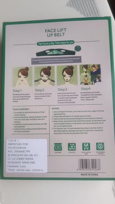 Bandajlar, korsetlər, korrektorlar: Bu baş bandı, çənənin yerindən çıxması üçün korrektə bandı kimi — 3