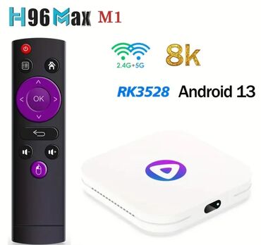 tv box h96: Yeni Smart TV boks Х96 4 GB / 64 GB, Android, Ünvandan götürmə