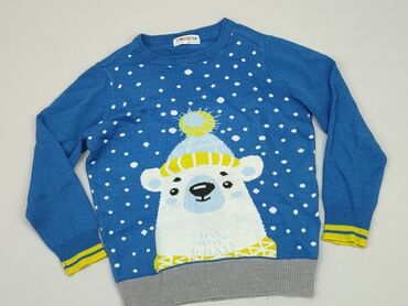 swetry dziecięce świąteczne: Sweater, 5-6 years, 110-116 cm, condition - Good