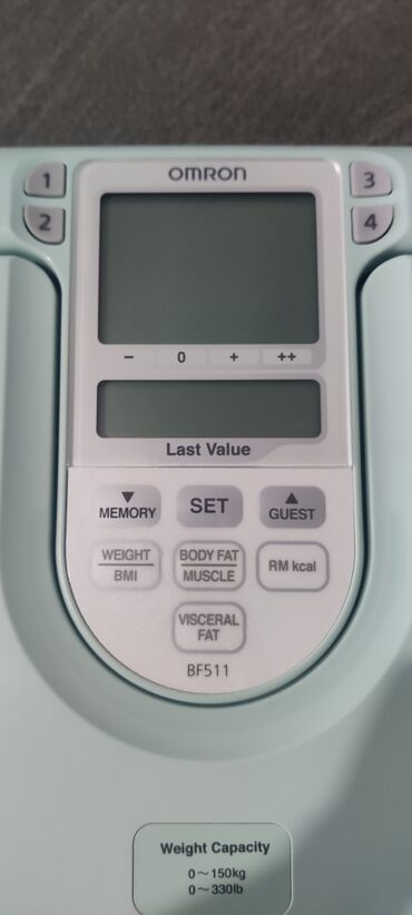 Vage za merenje telesne težine: OMRON BF 511 Vaga Medicinska vaga za odredjivanje telesnog sastava — 4
