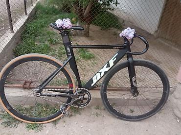 фикс цена: Фикс-велосипед JXF / SFT, чёрный Стильный городской fixed gear / — 3
