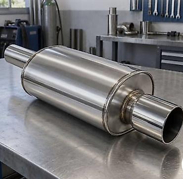 bmw katalizator: Universal paslanmayan polad səsboğucu muffler - Qoşulma: hər iki — 1
