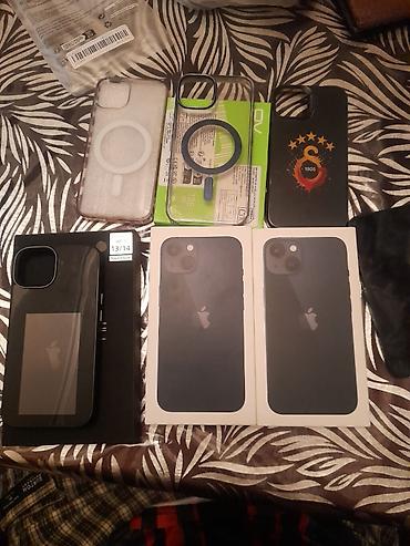 telfon qablari: IPhone 13 128 yaddas 80% ustunde 4 Kabro Hediyye verirem 2 eded 13 — 6