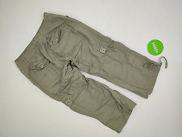 czarne cargo pull and bear: Spodnie 3/4 damskie, rozmiar XL — 4