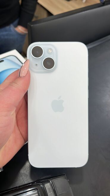 Apple iPhone: IPhone 15, 128 ГБ, Синий, Face ID