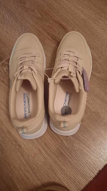 размеры одежды джинсы мужские: Кроссовки, 37, Skechers, Новый, цвет - Бежевый, Самовывоз — 3