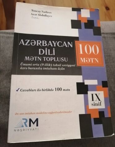 9 cu sinif azerbaycan dili testi: Azerbaycan dili 100 mətin 9 cu sinif 6 manat Xırdalan