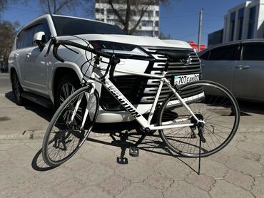 Шоссейные велосипеды: Корейский шоссейный мягкий велосипед 🚴‍♂️ 7 скоростей в очень хорошем