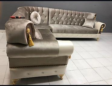 Divanlar: Klassik üslubda L formalı künc divan dəsti - Üslub: klassik/royal — 1