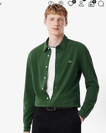lacoste köynək: Lacoste kişi köynəyi – uzunqol, yaşıl rəng - Brend: Lacoste - Model — 3