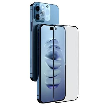 Zaštitne folije i stakla za telefone: Zastitno staklo Nillkin 2u1 HD za iPhone 14 Pro 6.1 crna. Uz brzu — 1