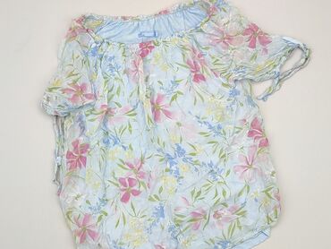 bluzki z bufkami w kwiaty: Blouse, L (EU 40), condition - Fair