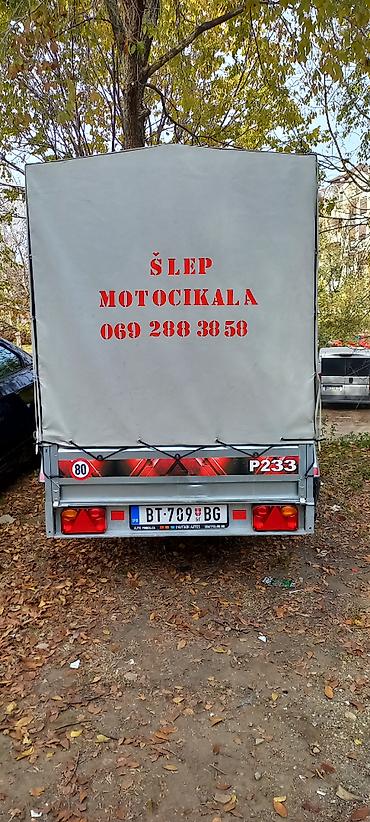 Ostala vozila: Iznajmljivanje prikolice sa ceradom Prikolica platforma sa ceradom za — 9