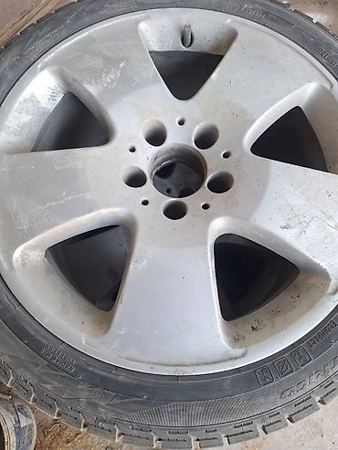 Колеса в сборе 225 / 45 / R 17, Зима, Б/у, Комплект, Легковые, Литые, отверстий - 5 at lalafo.kg Колеса в сборе 225 / 45 / R 17, Зима, Б/у, Комплект, Легковые, Литые, отверстий - 5